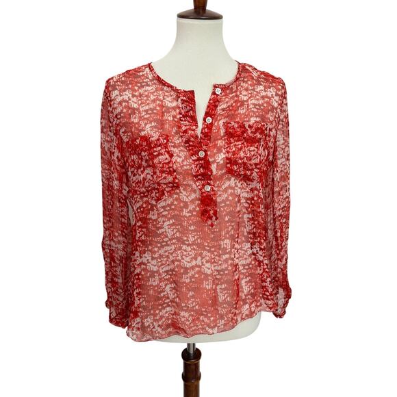 Isabel Marant Etoile Sheer Silk Blouse - Picture 1 of 4